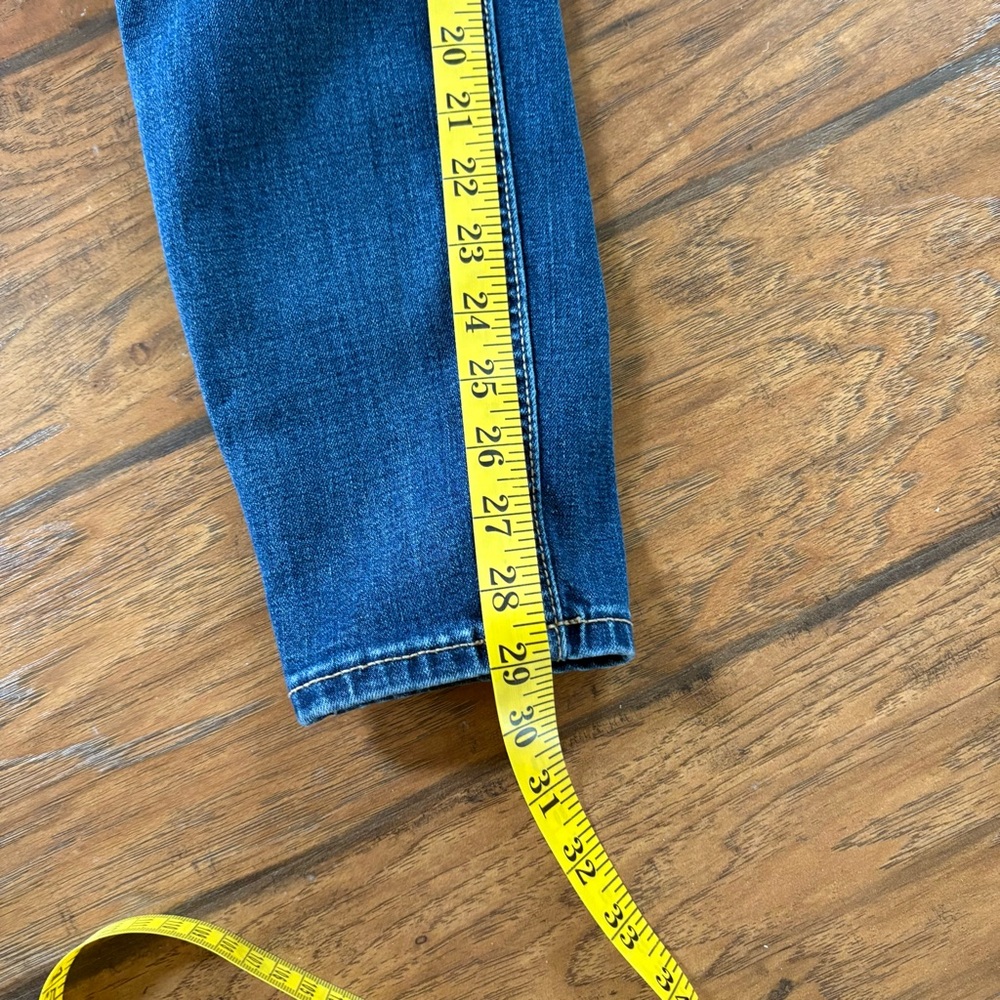 Lot of 2 Women’s High Waisted Old Navy Black and Blue Denim Skinny Jeans Size 12 - Picture 7 of 14